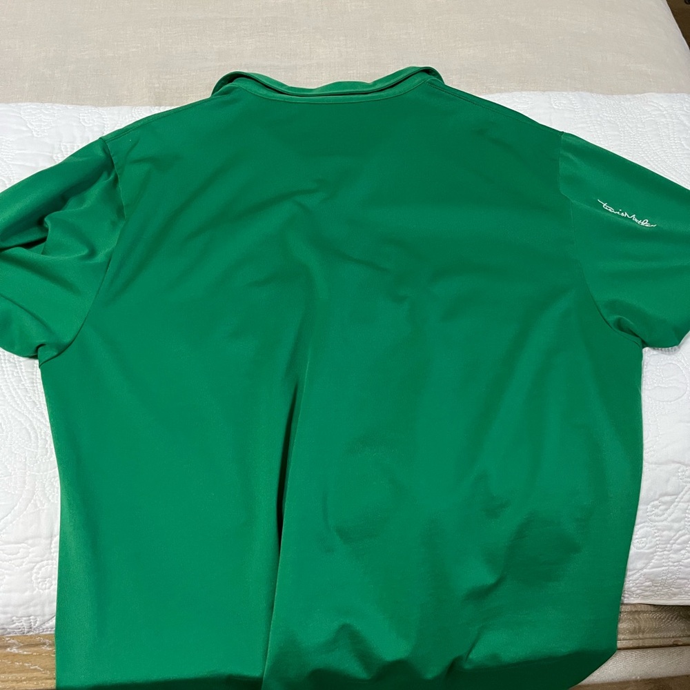 Travis Mathew Vibrant Green Polo Shirt - Picture 3 of 4
